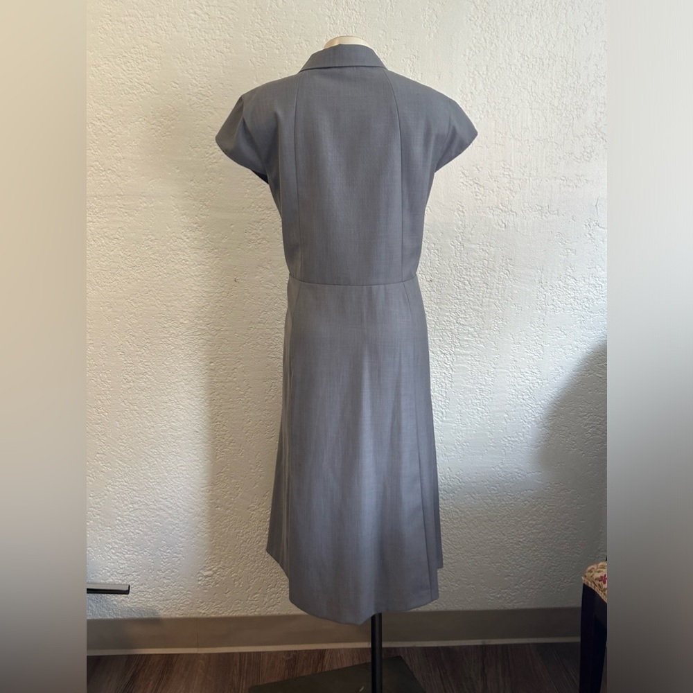 CALVIN KLEIN gray short sleeves pleated Dress SZ 16W NWT - Picture 3 of 11